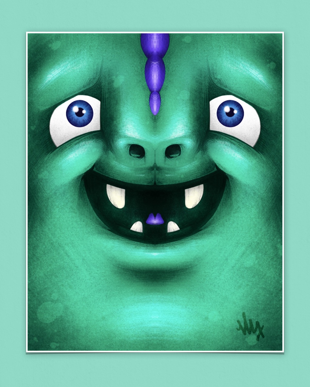 Green Face