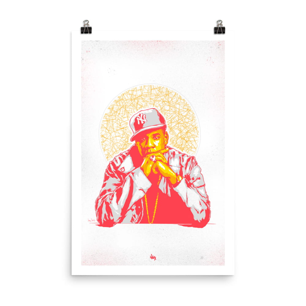 Hip hop portrait illustration